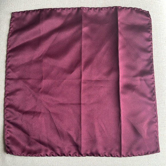 Purple Pocket Square - Picture 2 of 2